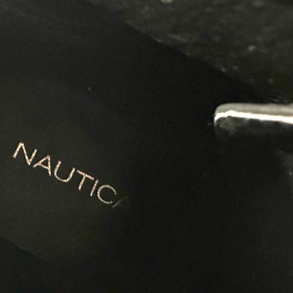 Nautica Waterline Wedge Booties Ankle Lace Up Black Size 8.5 - Picture 7 of 7